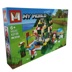 Конструктор игровой Домик Minecraft MG203 437 деталей