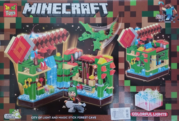 Конструктор Minecraft GT-112 Лісова печера, 370 деталей