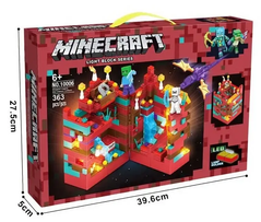 Конструктор Minecraft 10006 Майнкрафт з підсвічуванням "Напад на фортецю Нижнього світу My World" 363 деталі
