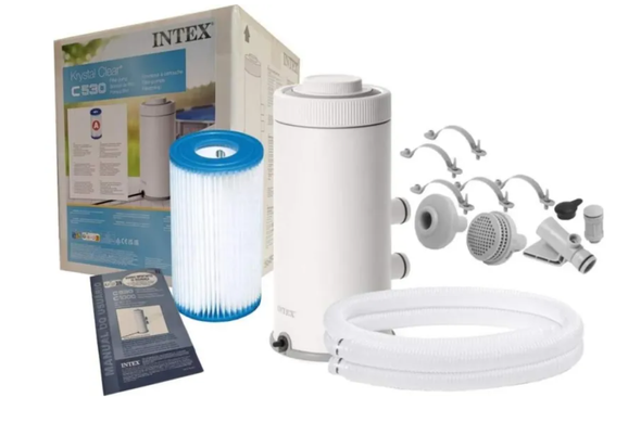 Картриджний фільтр-насос Intex 26604 (продуктивність 2006 л/г, басейнів об'ємом до 10000л) фото