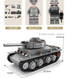 Конструктор Kazi 82051 танк Т-38 511 деталей, підсвічування, 2 фігурки військових